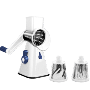 Râpe Manuelle Multifonction "Rap'tout" – 3 Lames en Acier Inoxydable
